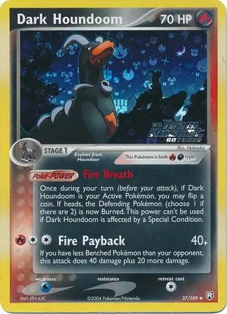 Team Rocket Returns Dark Houndoom #37/109 reverse holo